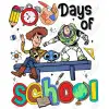 100 Days  of School Toy Story  DTF  Iron on Transfer 