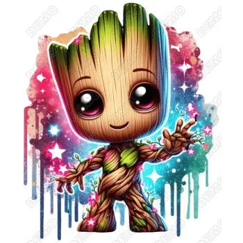 Baby Groot DTF Iron on Transfer  N6 Baby Groot DTF Iron on Transfer  N6