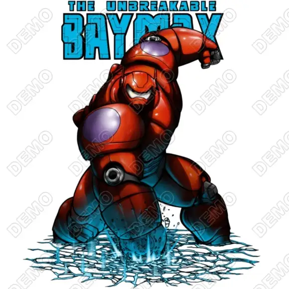 Baymax  DTF Shirt Iron on Transfer