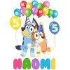 Bluey DTF Custom Birthday  Shirt Iron on Transfer