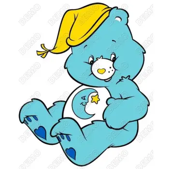 Care Bears Bedtime Bear  DTF  Shirt Iron on  Transfer