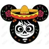 Day of the Dead Coco Mickey DTF Shirt Iron on Transfer 