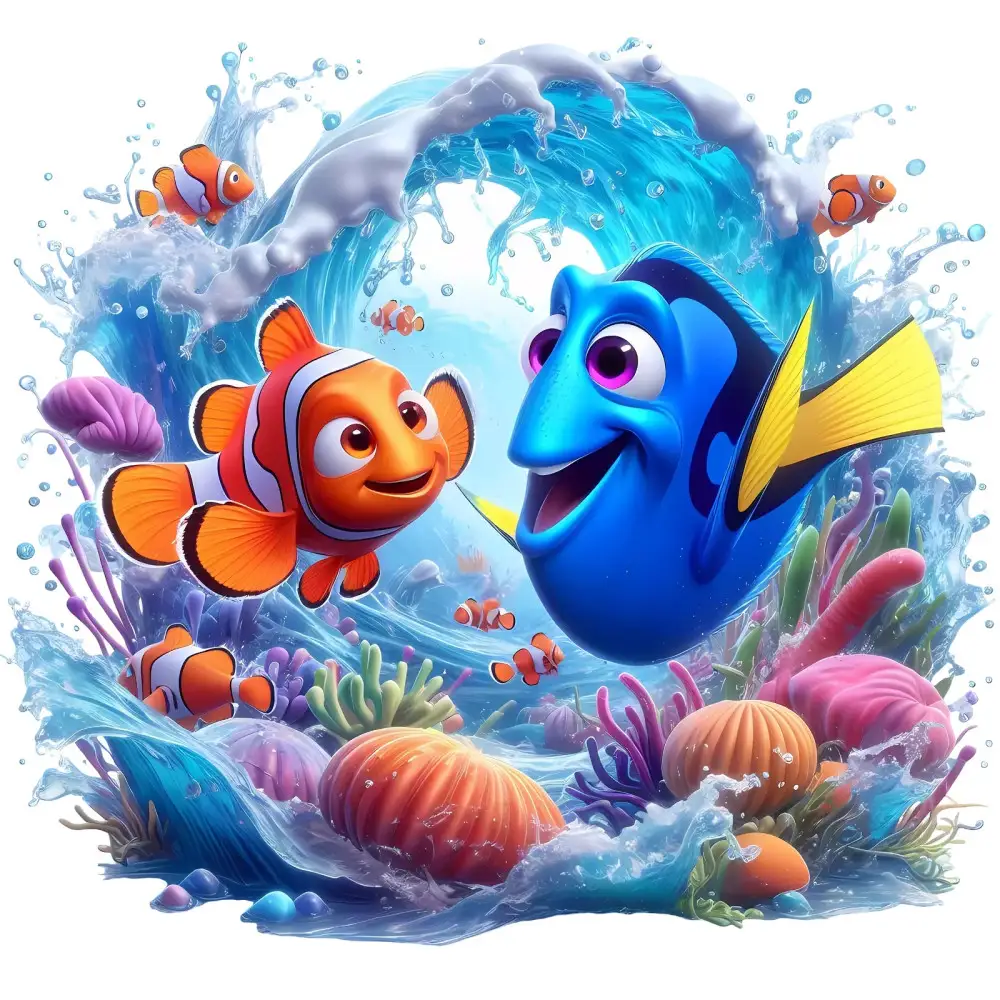 Finding Nemo  DTF Shirt  Iron on Transfer