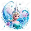 Frozen  Elsa DTF  Shirt Iron on Transfer N8