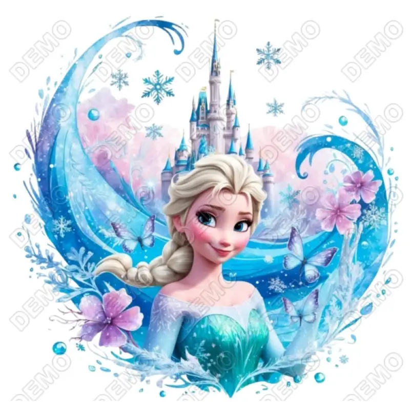 Frozen  Elsa DTF  Shirt Iron on Transfer N8