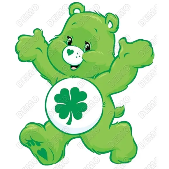 Good Luck - Care Bears  DTF  Shirt Iron on  Transfer