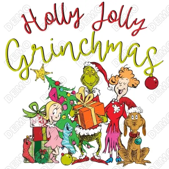 Grinchmas DTF T Shirt Iron on Transfer Grinchmas DTF T Shirt Iron on Transfer