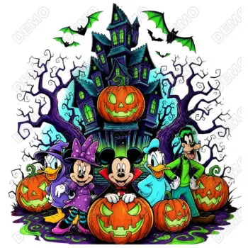 Mickey Mouse  Halloween DTF  Iron on Transfer
