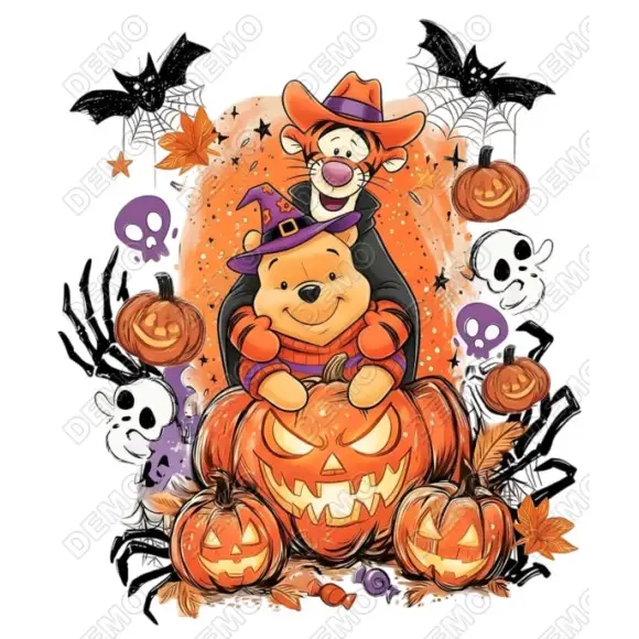 Pooh Halloween Disney  DTF Transfer