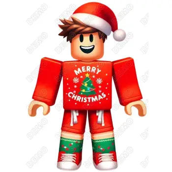 Roblox Christmas  DTF  Iron on Transfer Roblox Christmas  DTF  Iron on Transfer