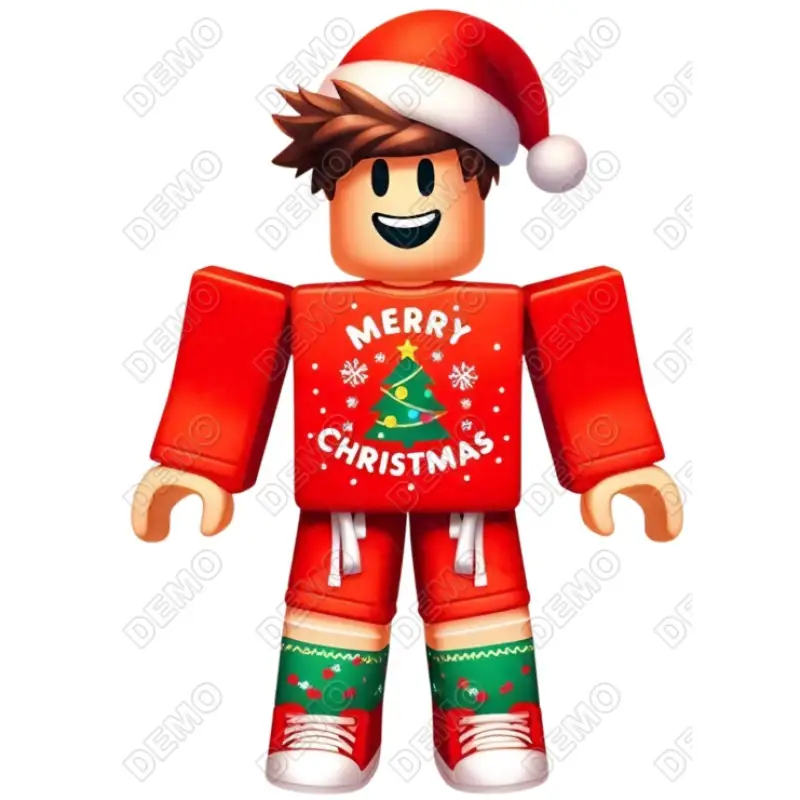 Roblox Christmas  DTF  Iron on Transfer