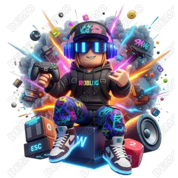 Roblox  DTF Iron on Transfer N96