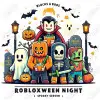 Roblox  Halloween DTF Heat Iron on Transfer 
