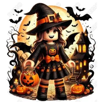 Roblox  Halloween DTF  Iron on Transfer 