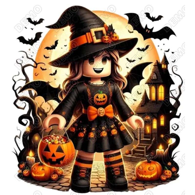 Roblox Halloween DTF Iron on Transfer Roblox Halloween DTF Iron on Transfer
