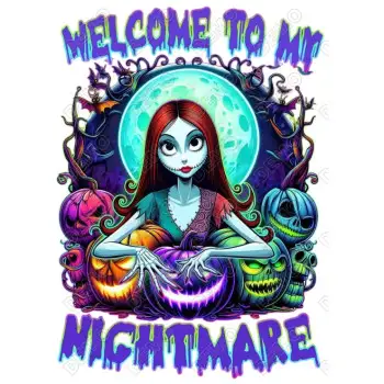  Sally Nightmare DTF Iron on Transfer 