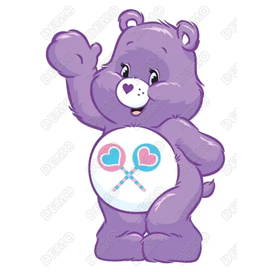 Share Bear - Care Bears  DTF  Shirt Iron on  Transfer