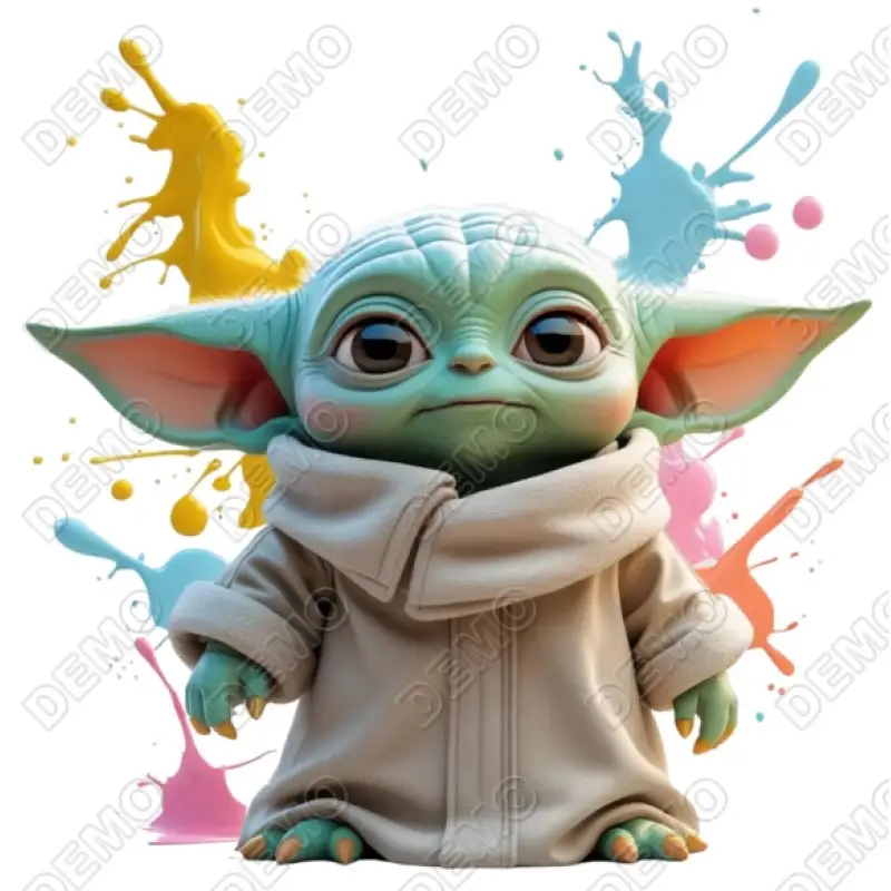 Star Wars  Master Yoda  DTF  Shirt Iron on Transfer