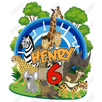 Wild Kratts Birthday Custom  DTF  Shirt Iron on Transfer N2