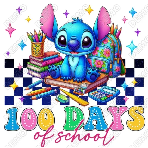 100 Days of School Among US T Shirt Iron on Transfer Decal