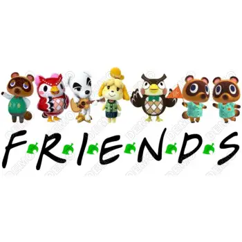 Animal Crossing  DTF  Shirt Iron on Transfer 