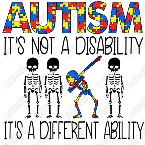 Autism Awareness DTF Iron on Transfer N1 Autism Awareness DTF Iron on Transfer N1
