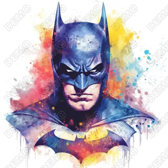 Batman DTF Iron on Transfer N1 Batman DTF Iron on Transfer N1