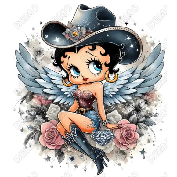 Betty Boop DTF Shirt Iron on Transfer N4