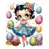Betty Boop Easter DTF Shirt Iron on Transfer