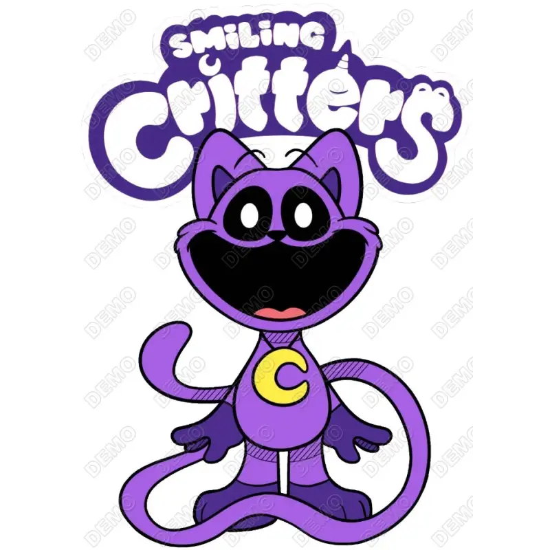 CatNap Smiling Critters DTF Iron on Transfer CatNap Smiling Critters DTF Iron on Transfer