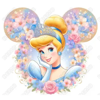 Cinderella Princess Disney DTF Iron on Transfer