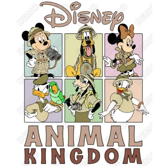 Disney  Animal Kingdom DTF Iron on Transfer