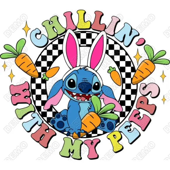 Easter Stitch   DTF Iron on Transfer