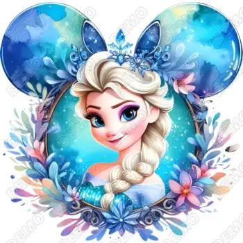 Frozen  Elsa  Disney DTF Iron on Transfer 