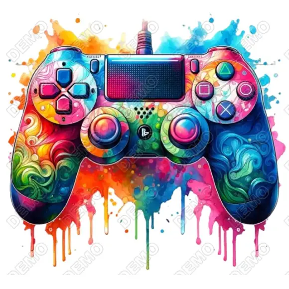 Gaming Controller DTF Iron on Transfer Gaming Controller DTF Iron on Transfer