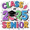 Graduation Senior 2025  DTF Iron On Transfer