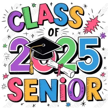 Graduation Senior Custom Year  DTF Iron On Transfer