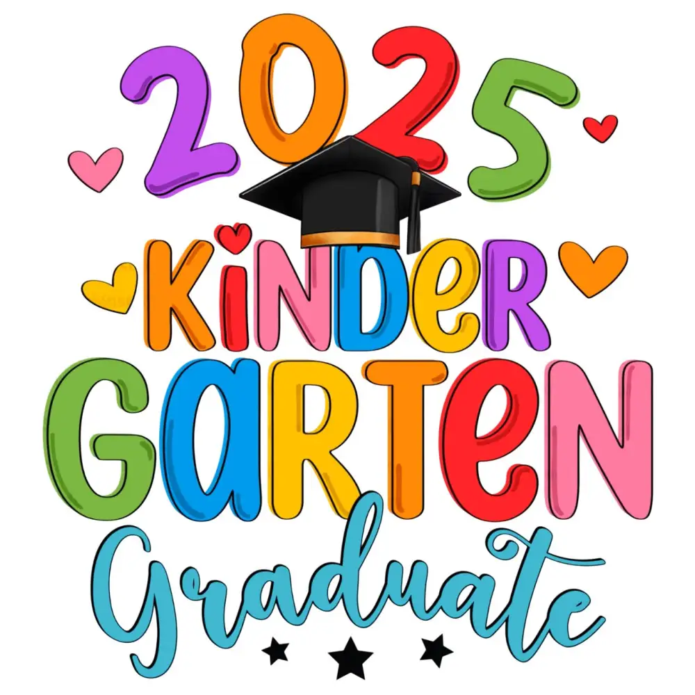 Kindergarten Graduate  DTF Iron On Transfer