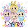 Labubu Doll DTF Iron on Transfer N1