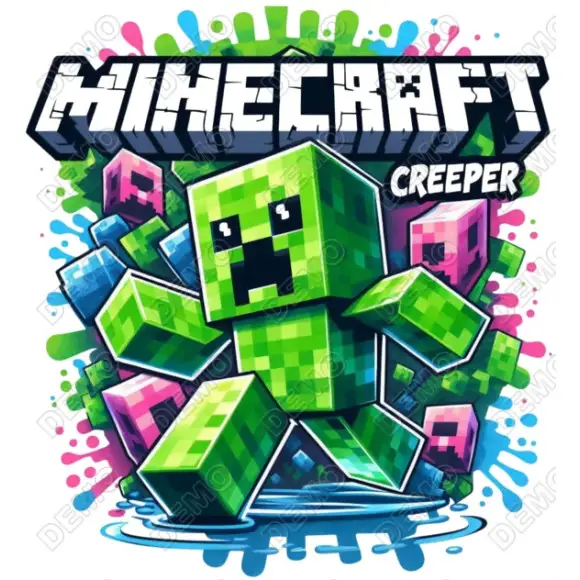 Minecraft DTF Iron on Transfer #1 Minecraft DTF Iron on Transfer #1