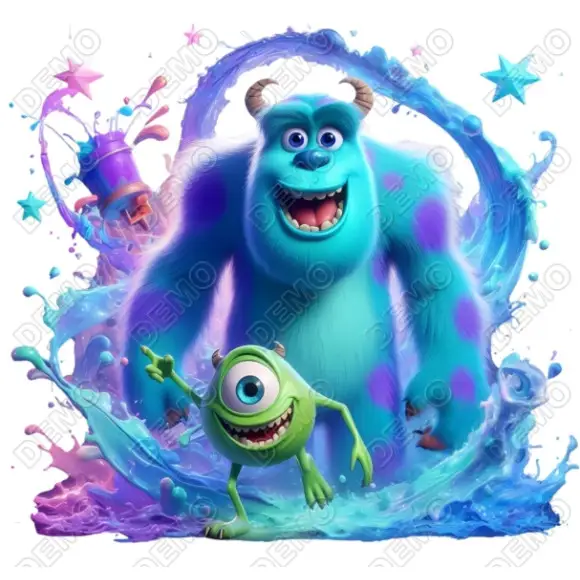 Monsters, Inc. DTF Shirt Iron on Transfer Monsters, Inc. DTF Shirt Iron on Transfer