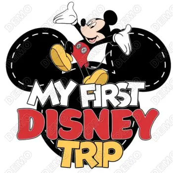 My First Disney Trip  DTF  Iron on Transfer