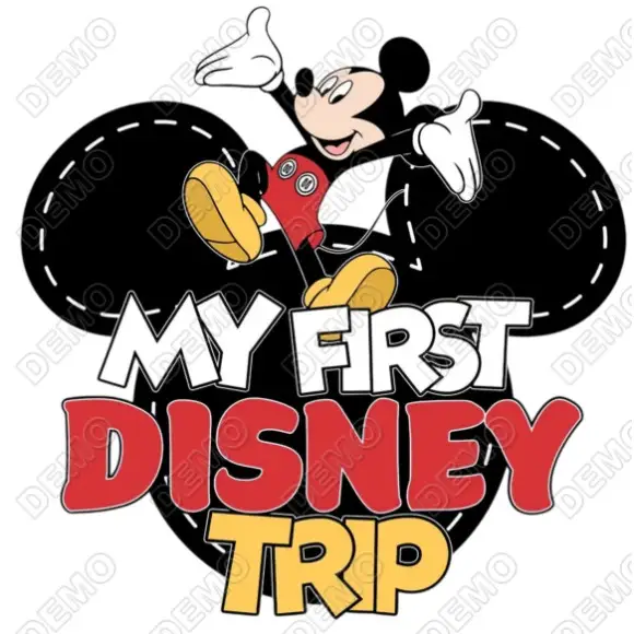 My First Disney Trip  DTF  Iron on Transfer