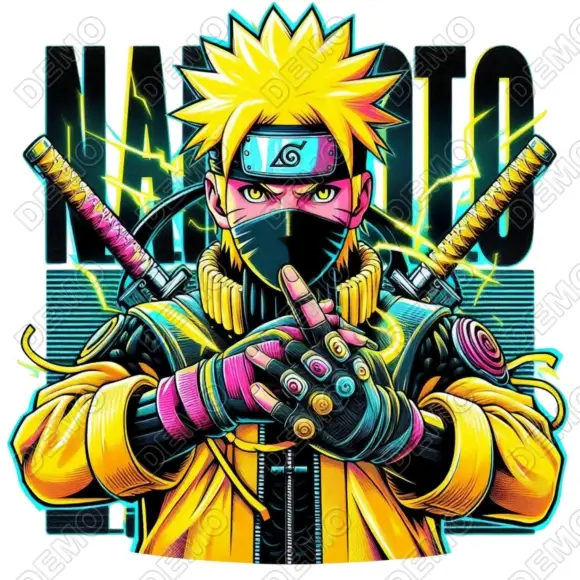 Naruto Uzumaki DTF  Iron on Transfer