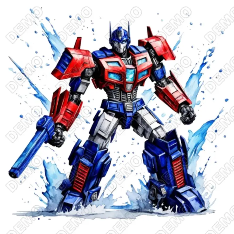 Optimus Prime  Transformers DTF  Iron on Transfer