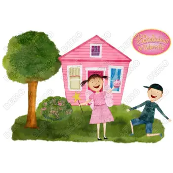  Pinkalicious and  Peterrific  DTF  Shirt Iron on Transfer 