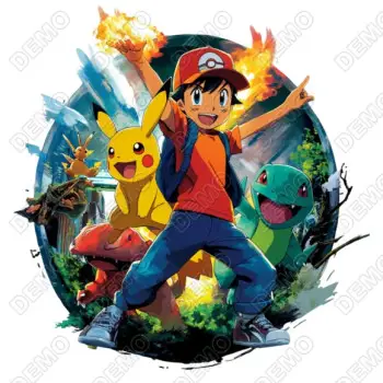 Pokemon DTF  Iron on Transfer  N3