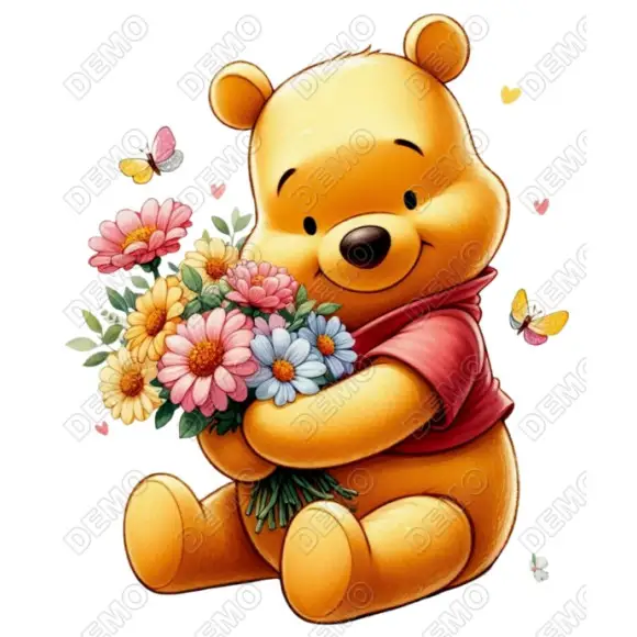 Pooh DTF  Iron On  Transfer