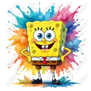SpongeBob  DTF  Shirt Iron on Transfer N5