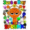Sprunki Just a Boy  Horror Game DTF Iron on Transfer 